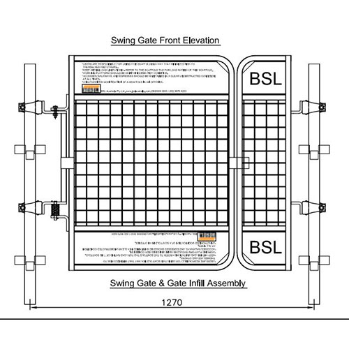 Ladder-Access-Gate - BSL AUSTRALIA Scaffolding Products